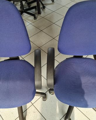 SEI (6) Poltroncine SCRIVANIA