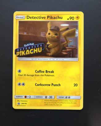 POKEMON TGC Detective Pikachu SM190 Promo