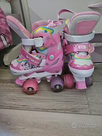 pattini 4 ruote bimba misura 26-29