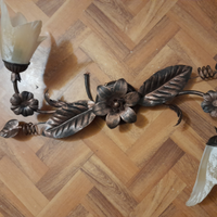 Lampadario rotondo Plafoniera applique laterali