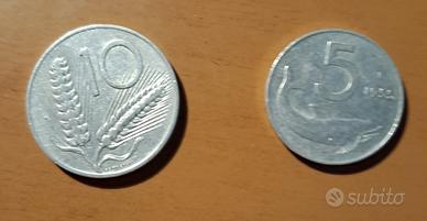383 monete (50 e 10 lire) anni ‘50