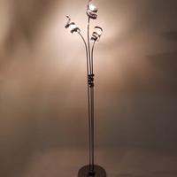 Lampada Vintage- 3 steli-acciaio