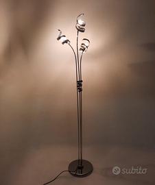 Lampada Vintage- 3 steli-acciaio