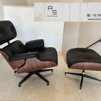 Poltrona lounge chair replica Eames pelle SUPERIOR