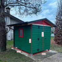 Casetta attrezzi in legno