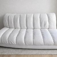 Divano design moderno bianco 2 posti