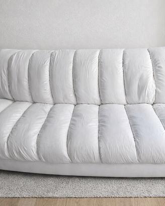 Divano design moderno bianco 2 posti