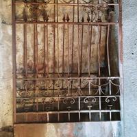 cancello antico ferro battuto 2 battenti fine 800