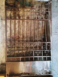 cancello antico ferro battuto 2 battenti fine 800