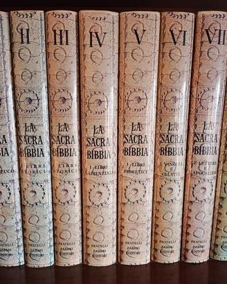 La Sacra Bibbia edizione illustrata 7 volumi