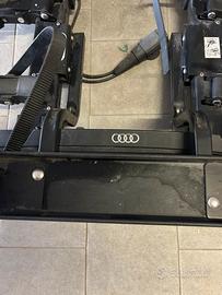 Portabici da gancio traino originale Audi.