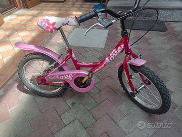 Bicicletta da bambina  tg 16 