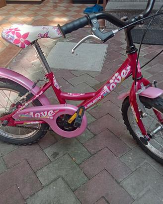 Bicicletta da bambina  tg 16 