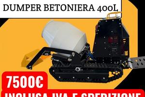 Dumper betoniera RSV autocaricante 400L