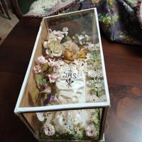 bambino in cera  in teca 