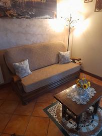 Divano letto in legno