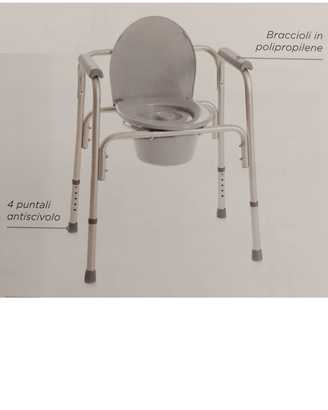 Rialzo stabilizzante WC in alluminio