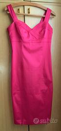 ROCCOBAROCCO Vestito Abito Tubino Fucsia Tg 42