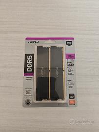Crucial RAM DDR5 32GB 6400 CL38 XMP EXPO