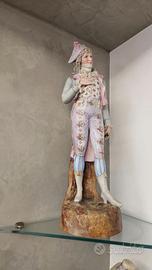 Coppia Imperiale da Parata in Porcellana d'Arte