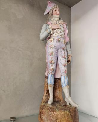 Coppia Imperiale da Parata in Porcellana d'Arte