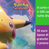 Pokémon GCC: 6 carte ultra rare, 100 carte varie