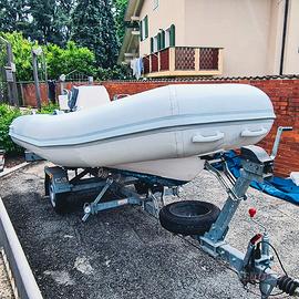 Gommone + carrello + motore