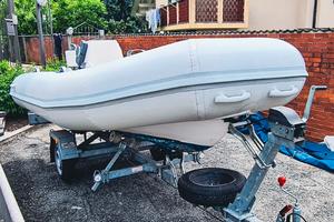 Gommone + carrello + motore