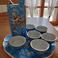 Servizio vintage da sakè 