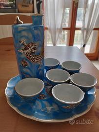 Servizio vintage da sakè 