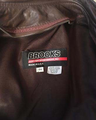 Giubbotto pelle moto Brooks usa tg52 (44usa)
