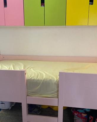 Letto per bambini rosa 90x200