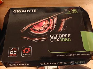 Nvidia Gigabyte GTX 1060 6gb