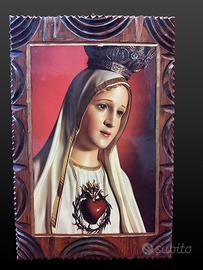 Quadro Madonna su mattonella/ceramica