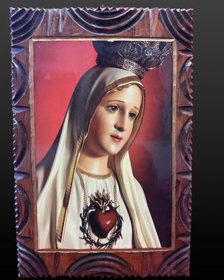 Quadro Madonna su mattonella/ceramica