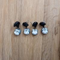 Set di 4 Orecchini Totoro