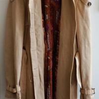 Dolce & Cabbana Trench cappotto in tessuto taglia
