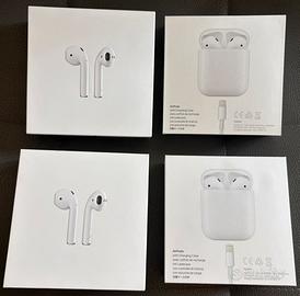 Coppia di scatole originali AirPods Apple