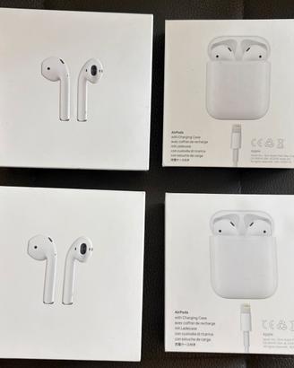 Coppia di scatole originali AirPods Apple