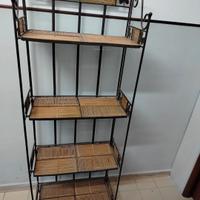 Libreria/ Scaffale in ferro battuto.