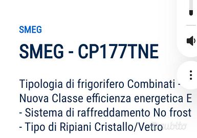 frigorifero Smeg CP177TNE