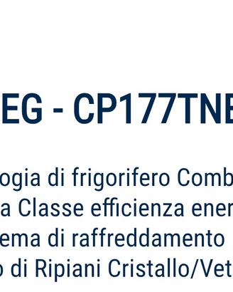 frigorifero Smeg CP177TNE