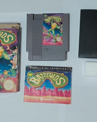 Retrogame NES Battletoads completo ITALIANO