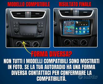 Suzuki Swift KIT COMPLETO Autoradio Android 2 din