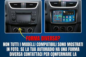 Suzuki Swift KIT COMPLETO Autoradio Android 2 din