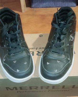 sneakers alte girl Champion col nero