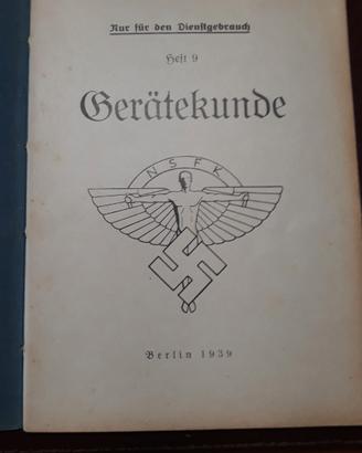 Manuale NSFK Attività Volo Berlino 1939 GERMANIA