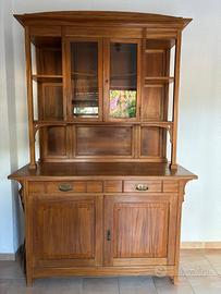 Credenza con vetrina fine ‘800