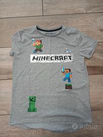 Maglia Minecraft Mojang Designed by Jinx 11-12 ann