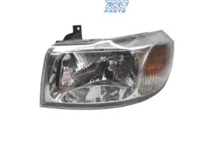 FANALE SINISTRO FORD TRANSIT 00-06 CON FONDO CROMA